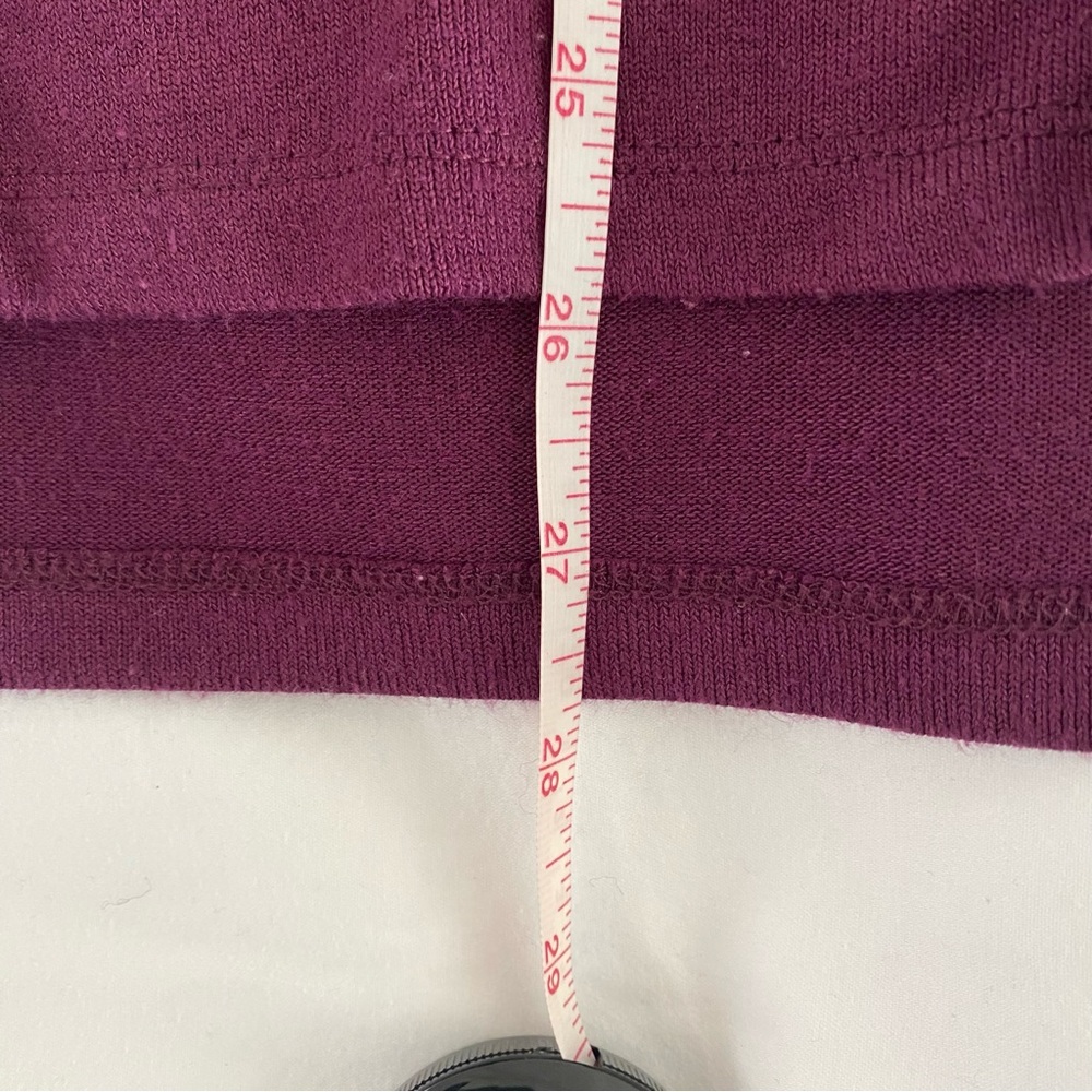 Banana Republic Rich Plum Women’s Crew Neck Lightweight Sweater Size Small - Picture 7 of 8